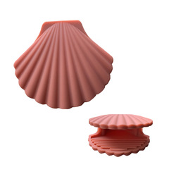 Household kitchen pot lids, high temperature resistant pot handles, anti-scalding silicone casserole dish clips, creative shell heat insulation clips