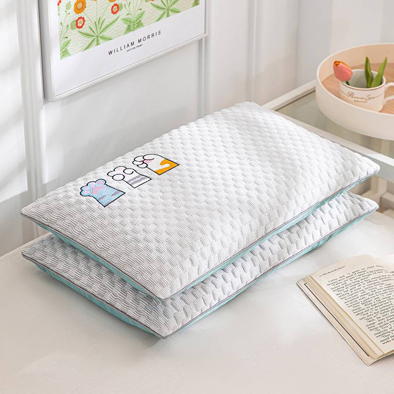고양이발톱 쿨빈메밀 어린이베개-그레이