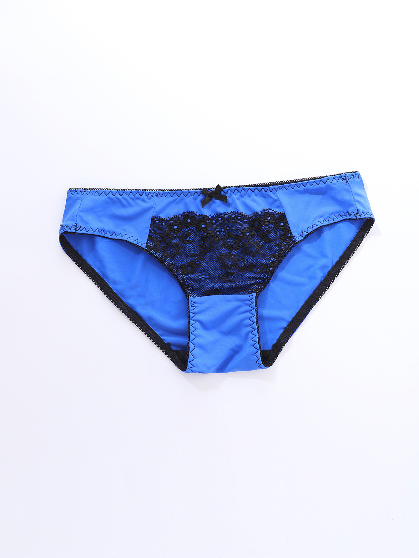 Sexy lace contrasting women's set, underwear, bra triangle pants set_voghion.com