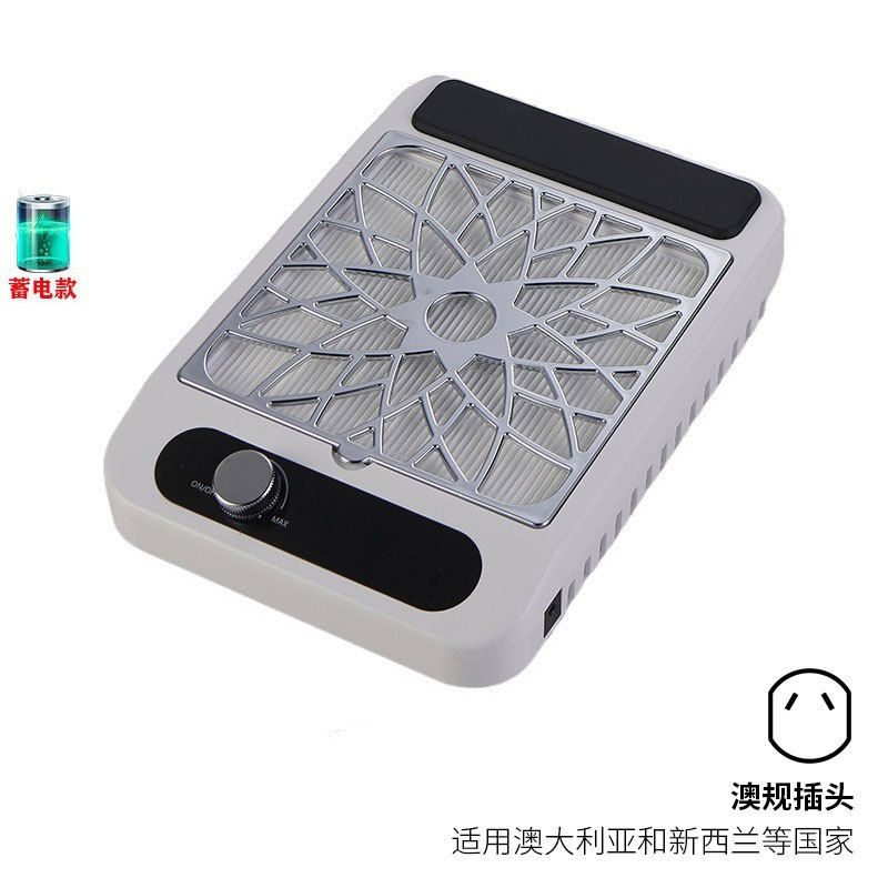 Aspirador de uñas de succión grande transfronterizo 80W aspirador de escritorio de uñas de almacenamiento de energía de carga inalámbrica japonesa de alta potencia