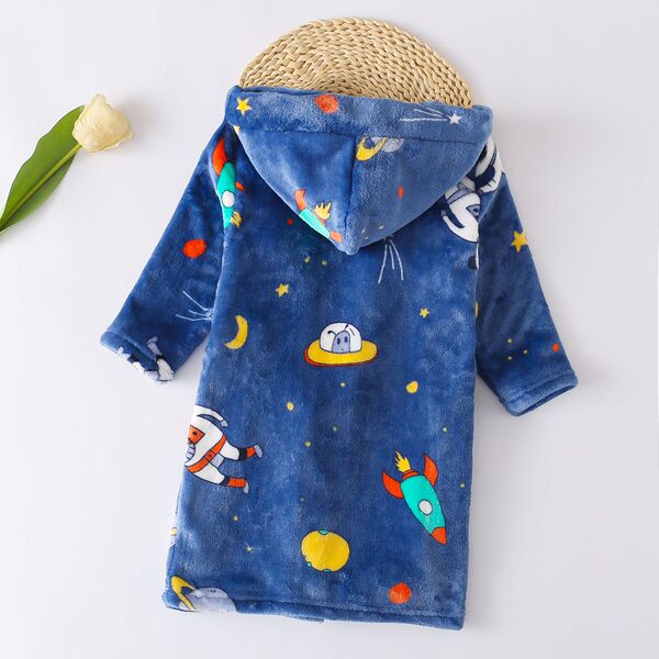 children's flannel bathrobe