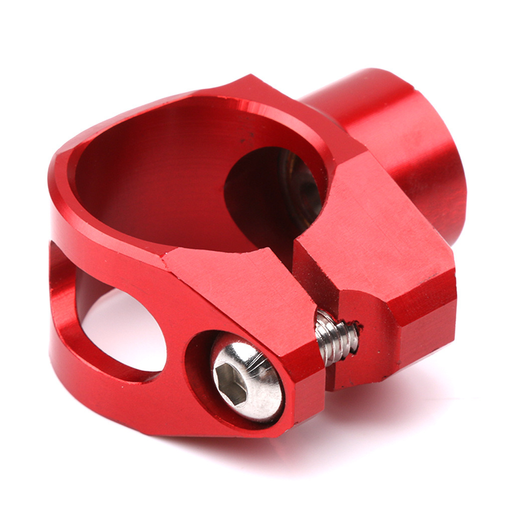 Modificación de la motocicleta piezas universales amortiguador clip código 25mm diámetro titanio regla universal clip fijo MT09