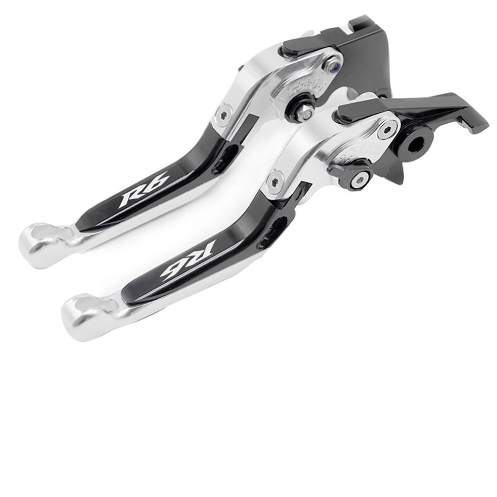 Suitable for Yzf-R6 R6 R6S Motorcycle Cnc Telescopic Foldableing Brake Clutch Handle Lever Horn