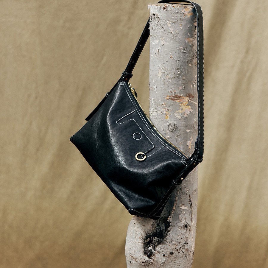2025 Yamashita Tracking Series Hobo Bag - Suede Underarm Commuter Bag, Dumpling Bag For Women's Daily Work - Thumbnail 4