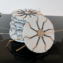 翻板钩8爪12爪管付伊势尼防缠胶管爆炸钩盘钩翻版钩渔具豆饼钩