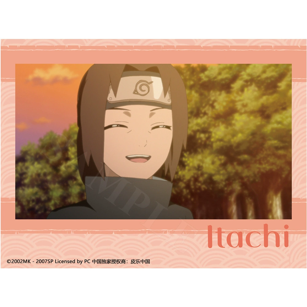 Звездное аниме Naruto Kyoto Naruto Sasuke Uchiha Bandt Tucha счастливая серия