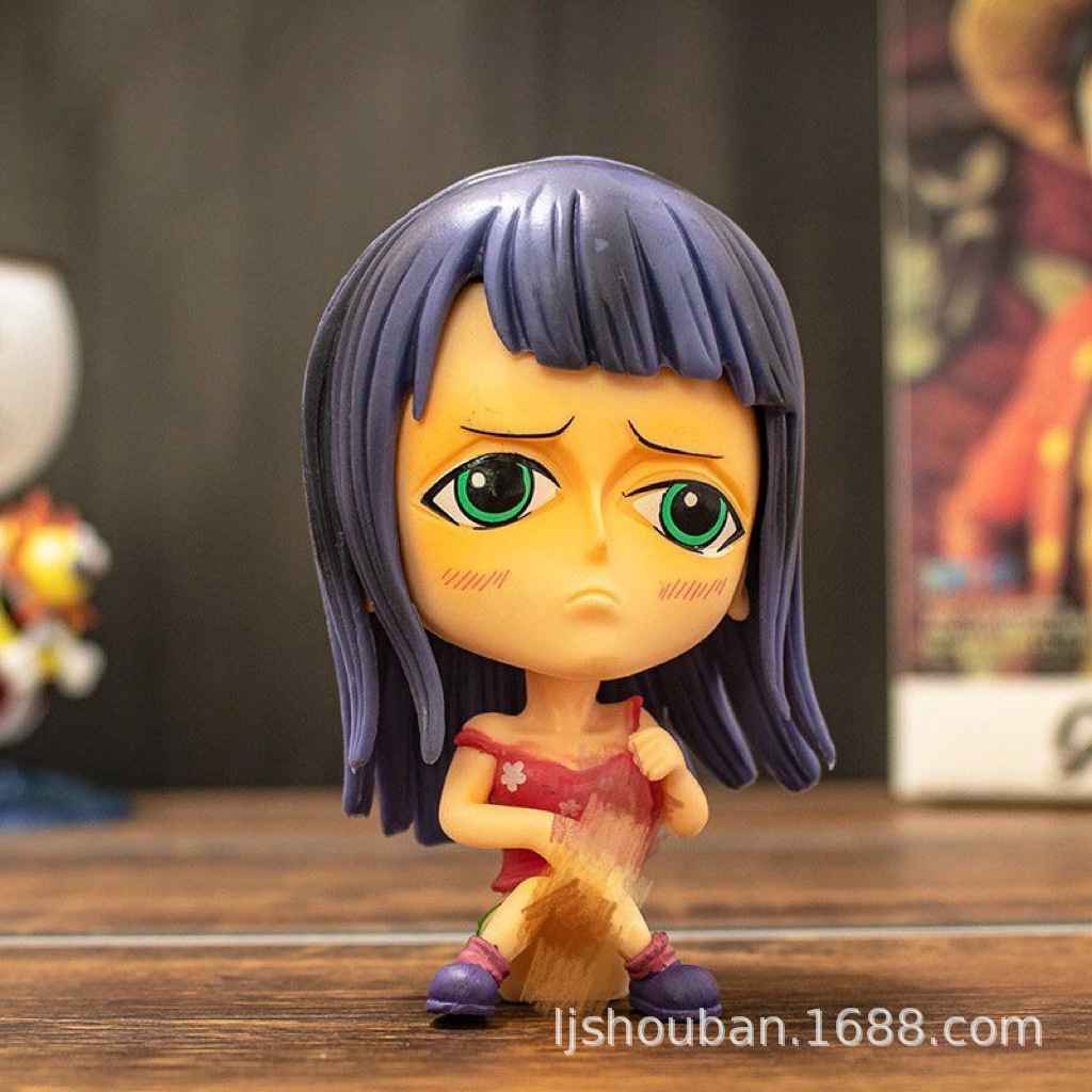 Animación hecha a mano de un conjunto completo de Luffy Sauron, la gran emperatriz Jobais muñeca muñeca hecha a mano adornos
