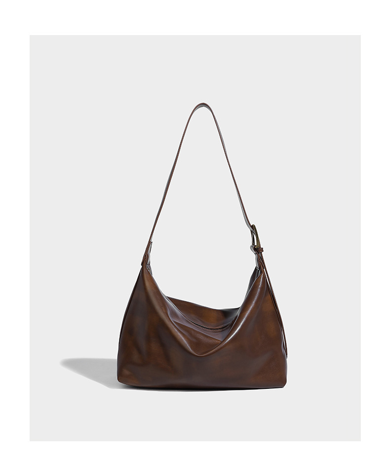 Elegant Large Capacity Soft Leather Hobo Shoulder Bag For Women_voghion.com