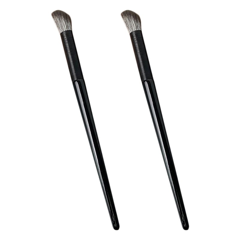 Cangzhou portátil 105 dedo vientre nariz sombra cepillo oblicuo cabeza pelo suave resaltar sombra de ojos pincel detalle flor corrector maquillaje cepillo