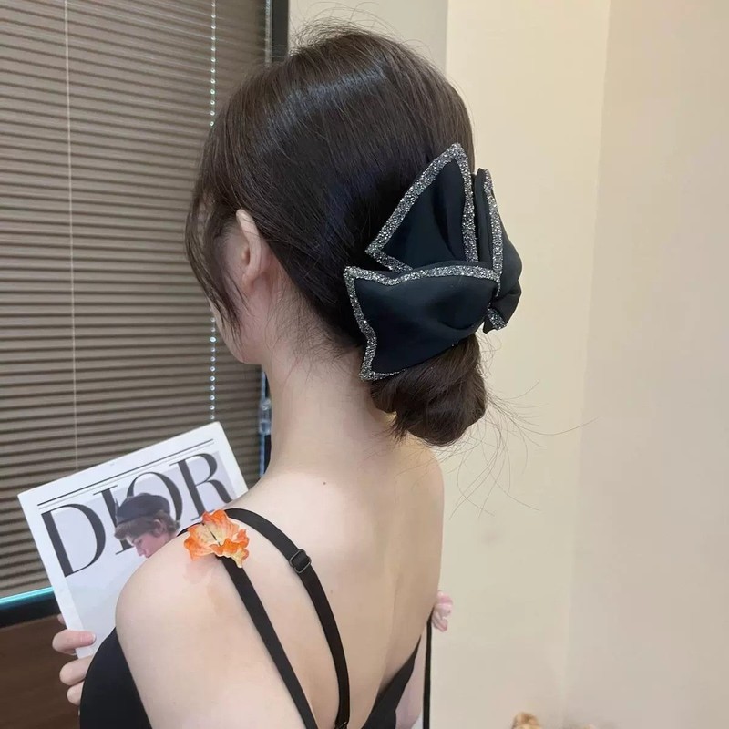 爆款布艺显气质高级感鲨鱼夹合集女饱满后脑勺半扎发鲨鱼发夹发饰|undefined