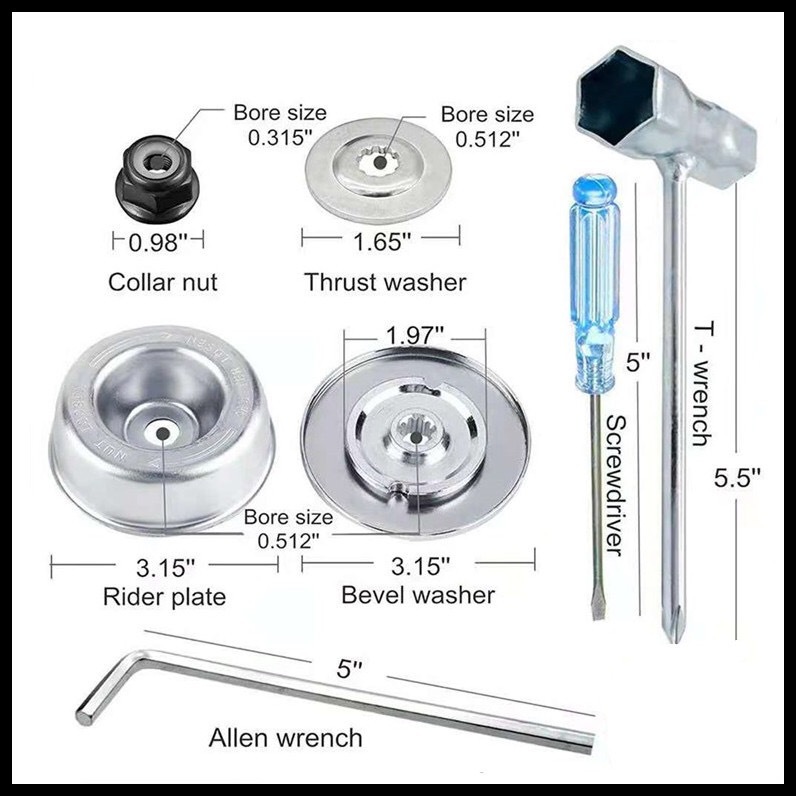 斯蒂尔FS120 200 250 56R工作头齿轮箱压碗推力板割草机配件