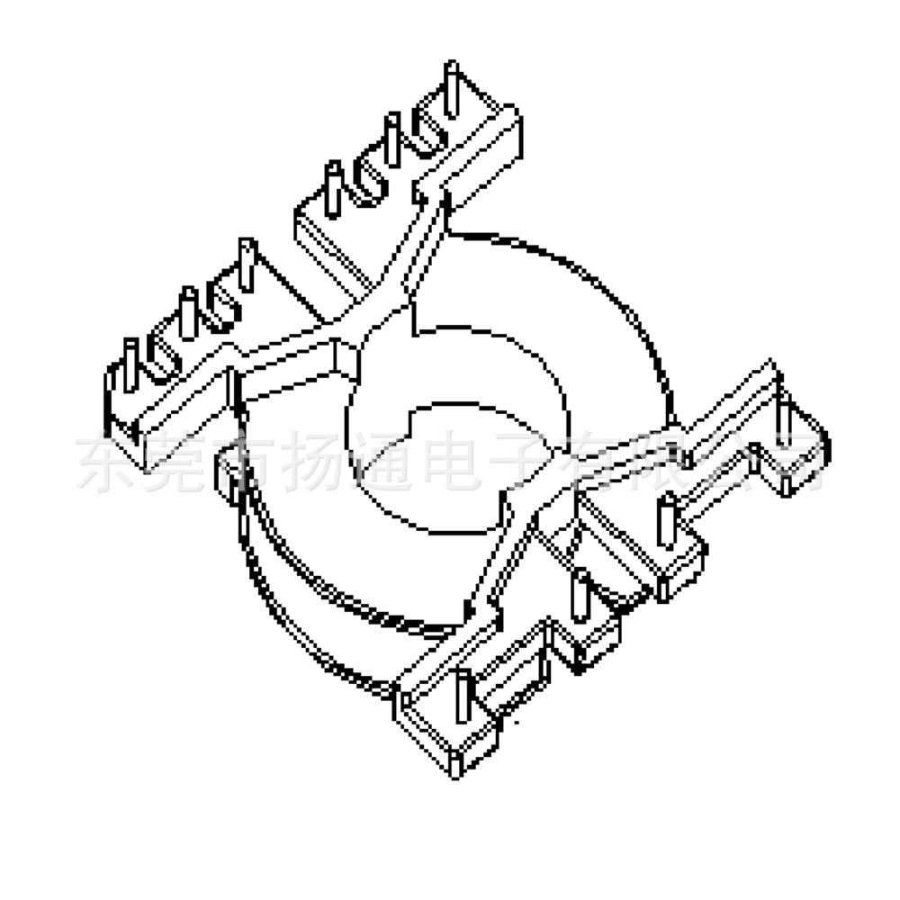 PQ3230电木骨架PQ3230高频骨架PQ3230 立式4-6
