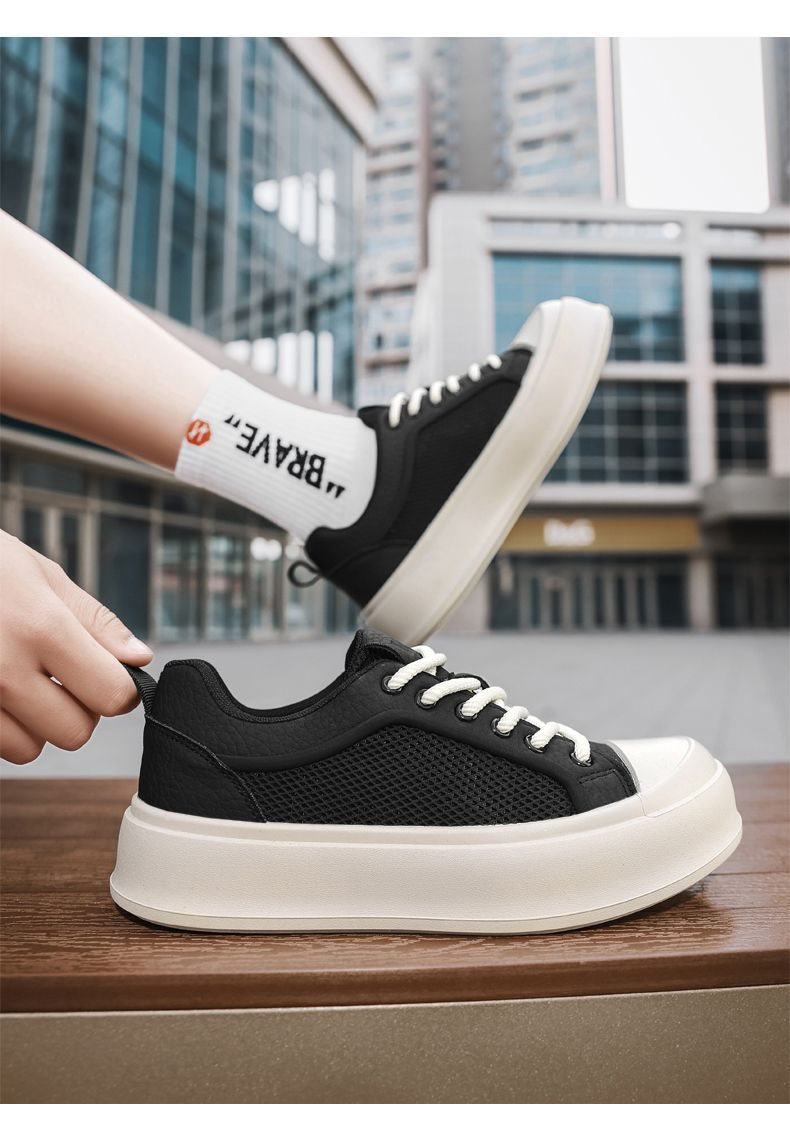 Men's Sneakers, Summer 2026 New Fashion, Thick-soled Casual Running Shoes, Mesh, Non-slip, Stylish And Trendy_vogvips.com