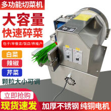 切菜机全自动切韭菜机商用多功能电动切菜切丝机厂家直供价格优惠