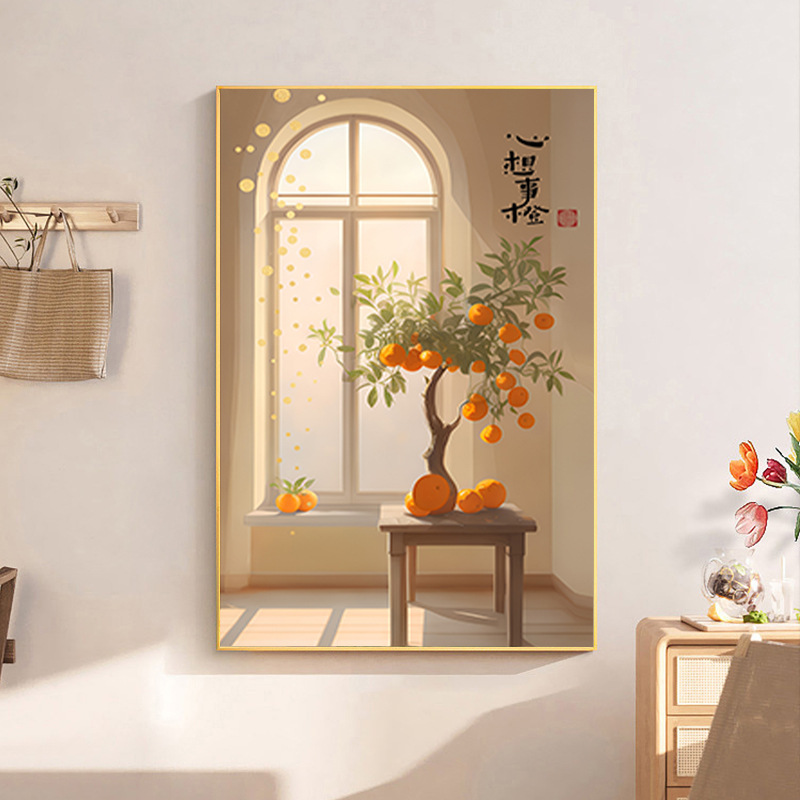Pasillo sala de estar decoración sofá fondo pintura mural dormitorio comedor puerta de entrada cabecera comedor escalera mural image 4