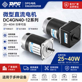 东邦电机微型直流减速电机25~40W调速小型低速小马达冰淇淋机