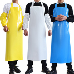 TPU waterproof and oil-proof apron is anti-fouling and dirt-resistant, soft and low-temperature resistant, non-hardening, food apron waterproof wholesale