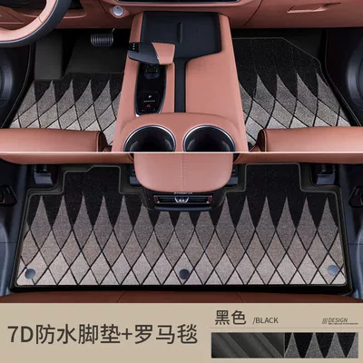 Suitable for Changan Uniz Floor Universal Foot Pad - yao-ye-black-foot-mat-black-roman-blanket-changan-uniz-7d-waterproof