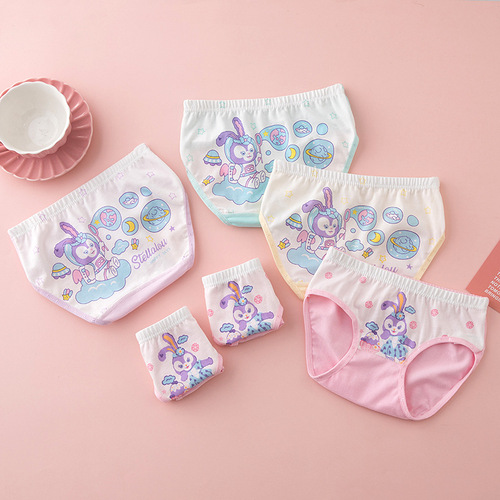 Girls' underwear, boxer briefs, children's boxer briefs, non-pinch, baby girl's cotton briefs, older children's underwear
