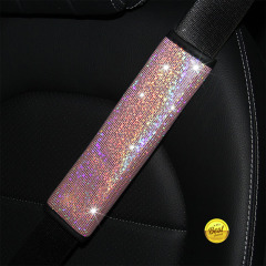 Seven-Color Starry Sky Gold Leather Car Seat Belt Shoulder Guard Protective Cover Cross-Border Trade AliExpress Amazon