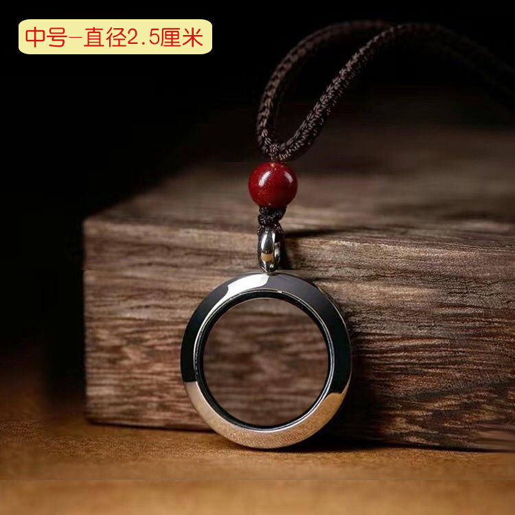 25mm 스틸 진사 병 (빈 병) + 커피 로프