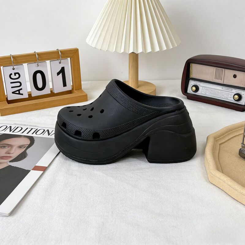 2026 New Summer Outdoor Clog-Style Shoes for Men and Women, High-Heeled Casual Shoes, Mermaid Shoes, Beach Shoes