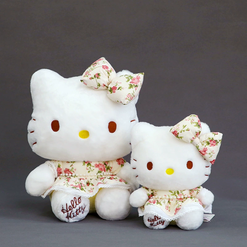 Принт Hello Kitty, милая кукла, плюшевая игрушка, подарок на день рождения