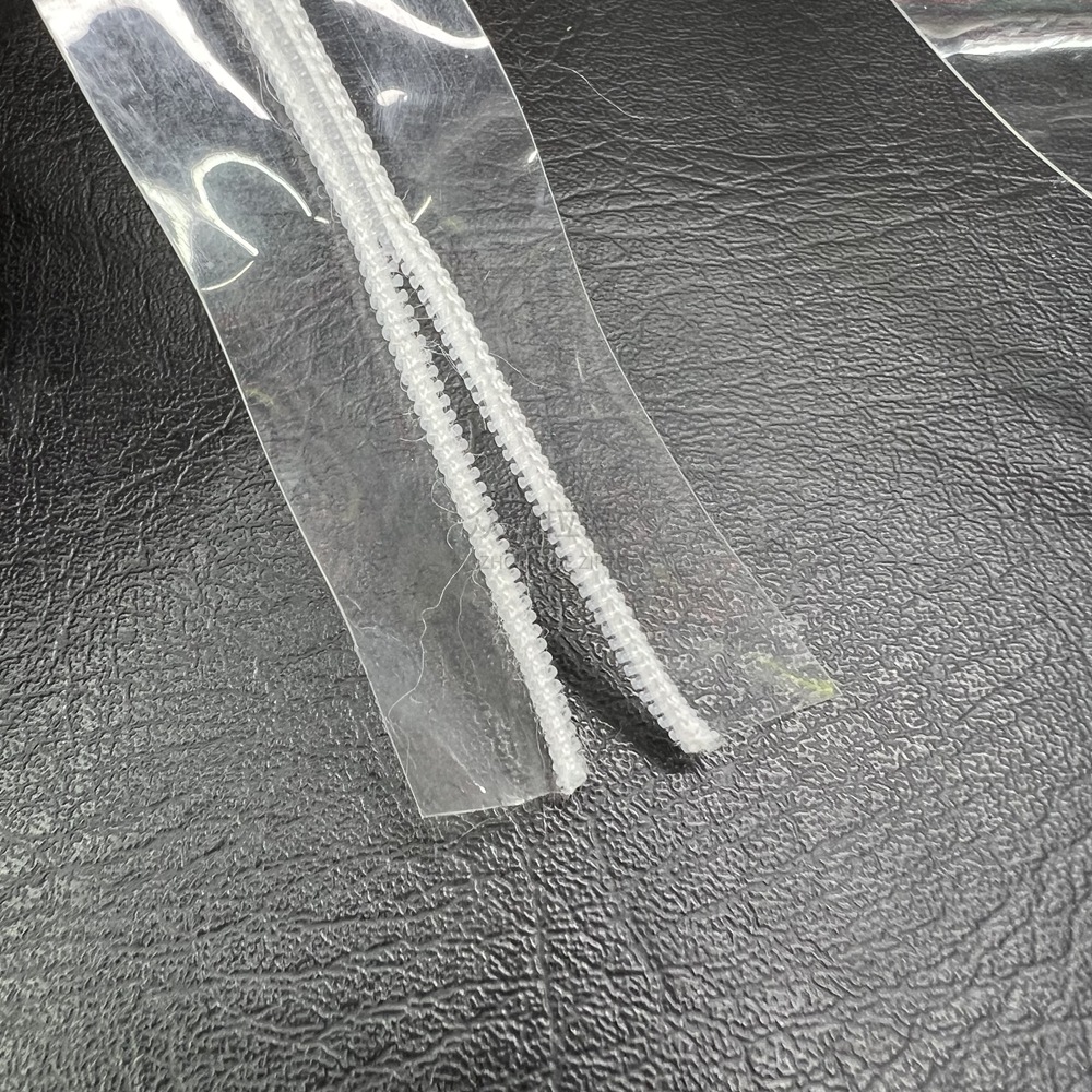 现货3号5号尼龙PVC边透明码装拉链笔袋雨衣收纳袋箱包拉链条批发详情16