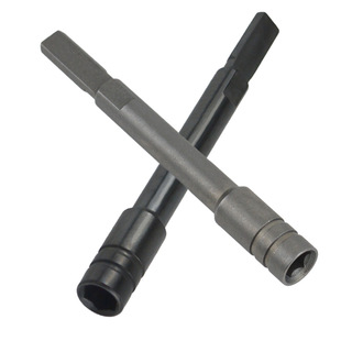 83mm Long Flat Rod Round Handle Extension Rod Sandblasted Black Chrome Vanadium Steel