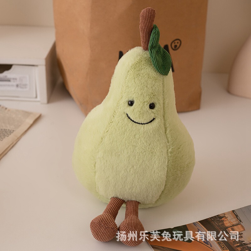 模擬 jc フルーツシリーズピーチ梨人形楽しいマスターデューティー人形果物と野菜スーパーマーケット装飾ぬいぐるみ|undefined