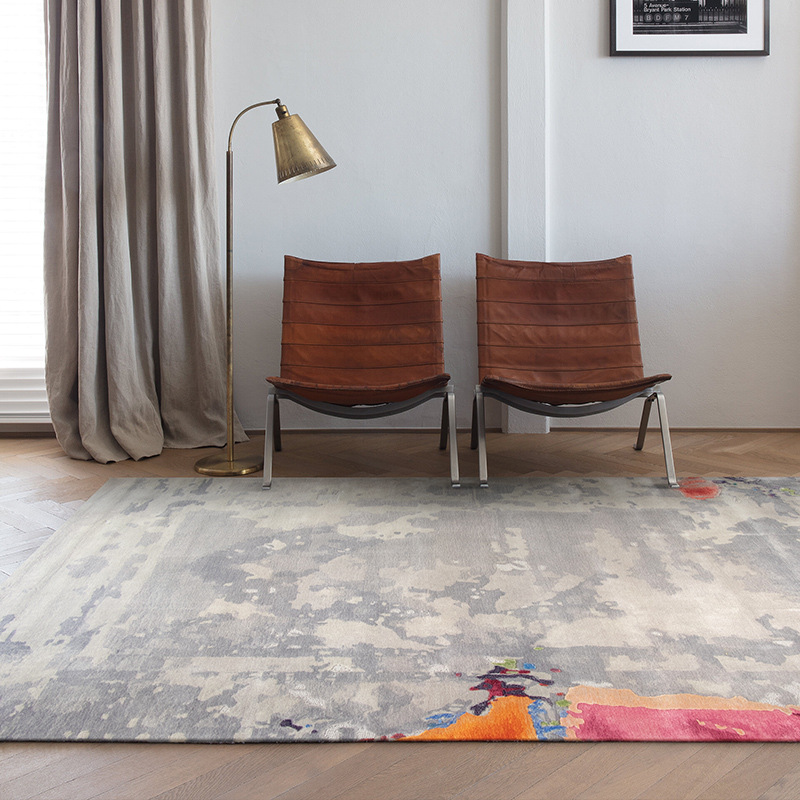 Alfombras hechas a mano de alta gama personalizadas alfombras de sala de estar algas vegetales dormitorio gran área alfombra personalizada