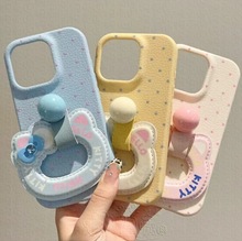 鼓包KT指环扣支架适用苹果16promax手机壳15pro女14软13新12/11