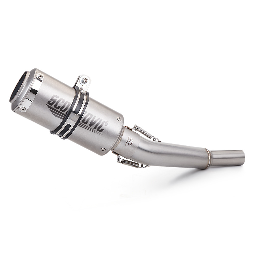 Motorcycle modification Bajaj Bajaj NS200 stainless steel middle section exhaust pipe special non-destructive installation
