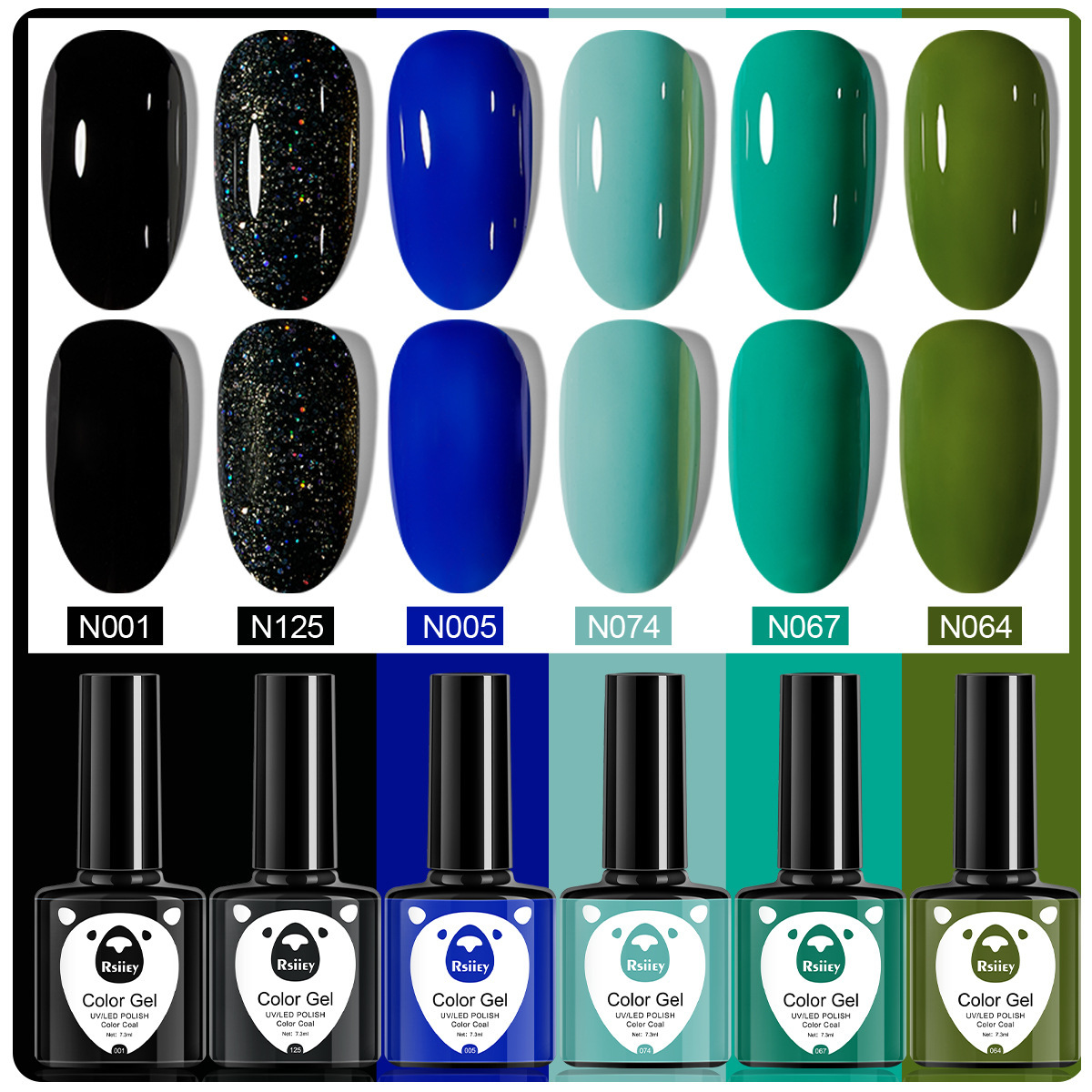 6 colores esmalte de uñas pegamento fototerapia embotellada color popular pintado brillante ojo de gato pegamento UV fototerapia pegamento esmalte de uñas traje de pegamento