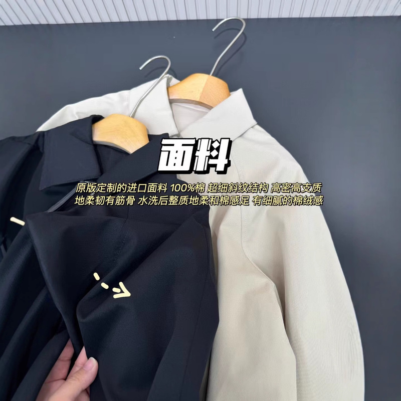 031881  秋季新款慵懒风落肩袖设计翻领拉链抽绳短款夹克外套女|undefined