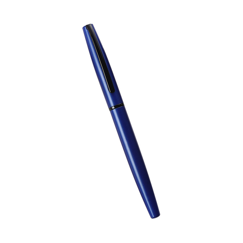 Fabricante en stock pluma de firma pluma de metal regalo de negocios de gama alta impresión de publicidad logotipo esmerilado textura de la pluma del grano