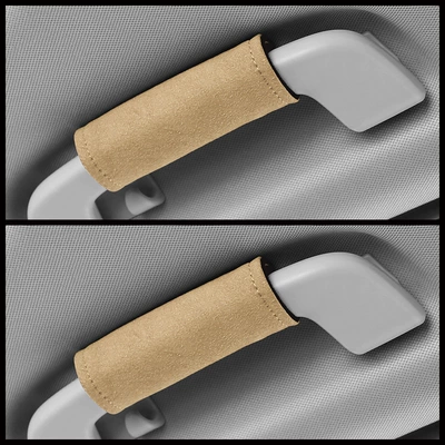 armrest gloves car interior supplies — Sürətlər qutusu və əl tormozu başlıqları - default-unbranded-for-other-car-models-please-specify-beige-suede-leather-driving-gloves-one-pair