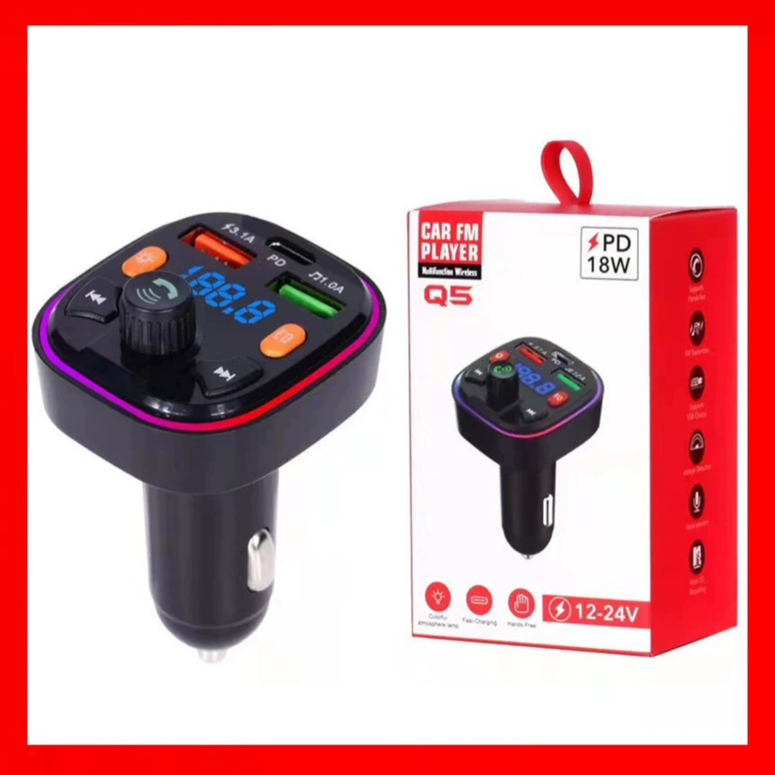 Q5Q7G37G38 новое FM умное цифровое дисплейное автомобильное зарядное устройство USB2.1A автомобильное многофункциональное зарядное устройство автомобильное MP3