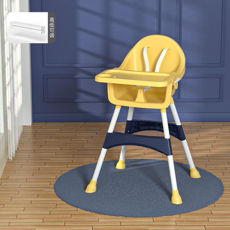 Bebé apilable para niños que aumenta el hogar multifuncional ajustable para niños para el hogar Silla de comedor móvil de plástico