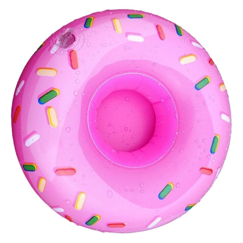 Portavasos inflable unicornio Piña Sandía de coco pato Cisne Portavasos flotante portavasos suministros de agua