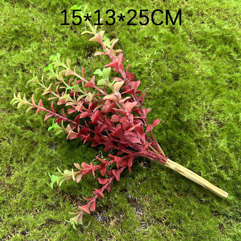 Marco decorativo Planta nórdica colgante de pared decoración de pared colgante de pared tridimensional pared de fondo de planta verde pared cabeza de ciervo simulación suculento planta verde