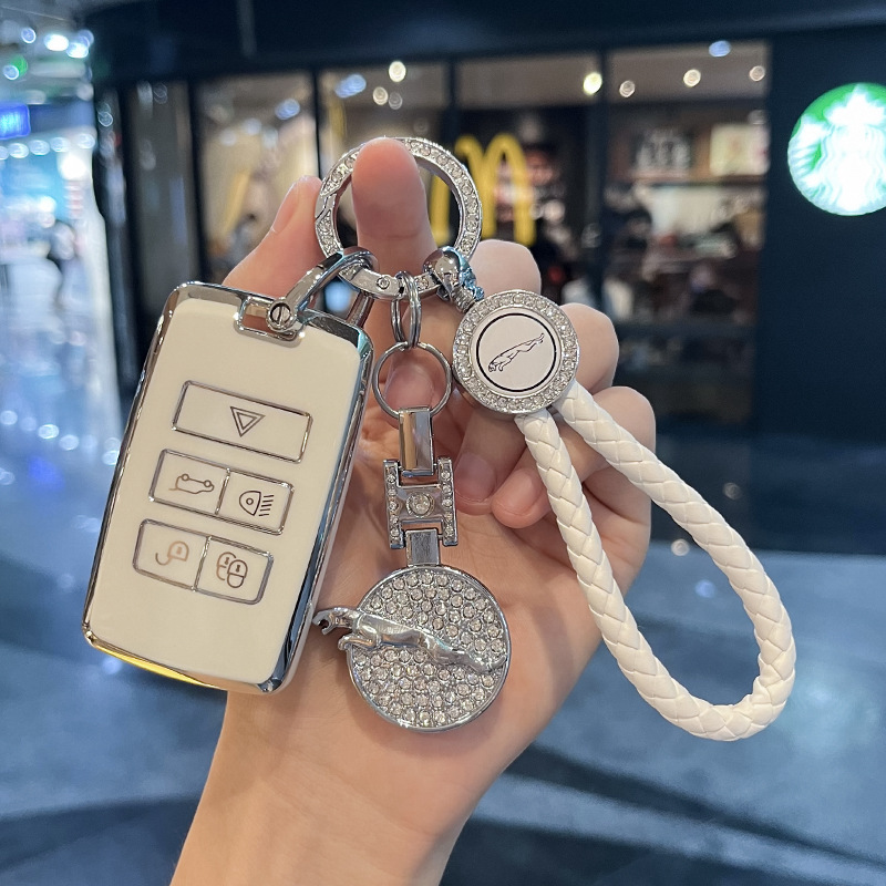 New Jaguar Xel Key Cover F-Pace High-End Car Key Holder Xfl Light Luxury E-Pace Exquisite Style Protection for Men and Women New Jaguar Xel Key Cover F-Pace High-End Car Key Holder Xfl Light Luxury E-Pace Exquisite Style Protection for Men and Women