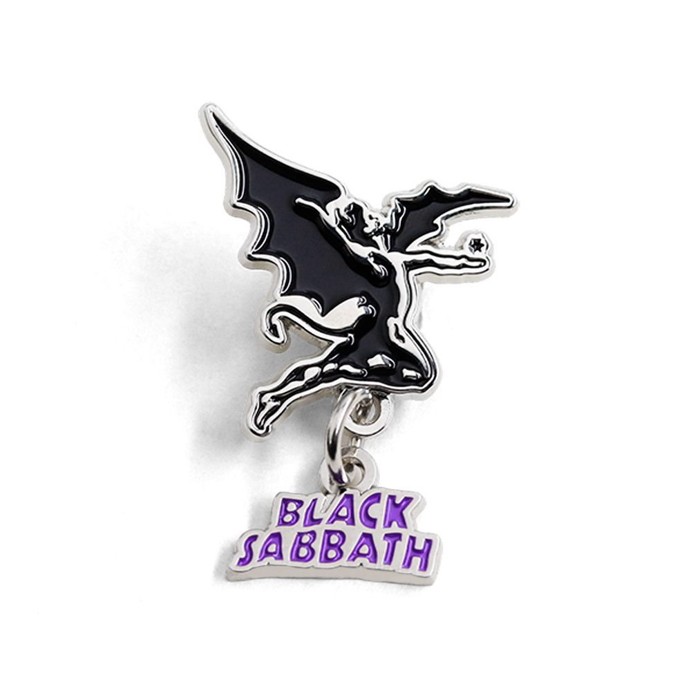 British Heavy Metal Rock Band Badge Black Sabbath Enamel Brooch Music Lover Pendant Badge