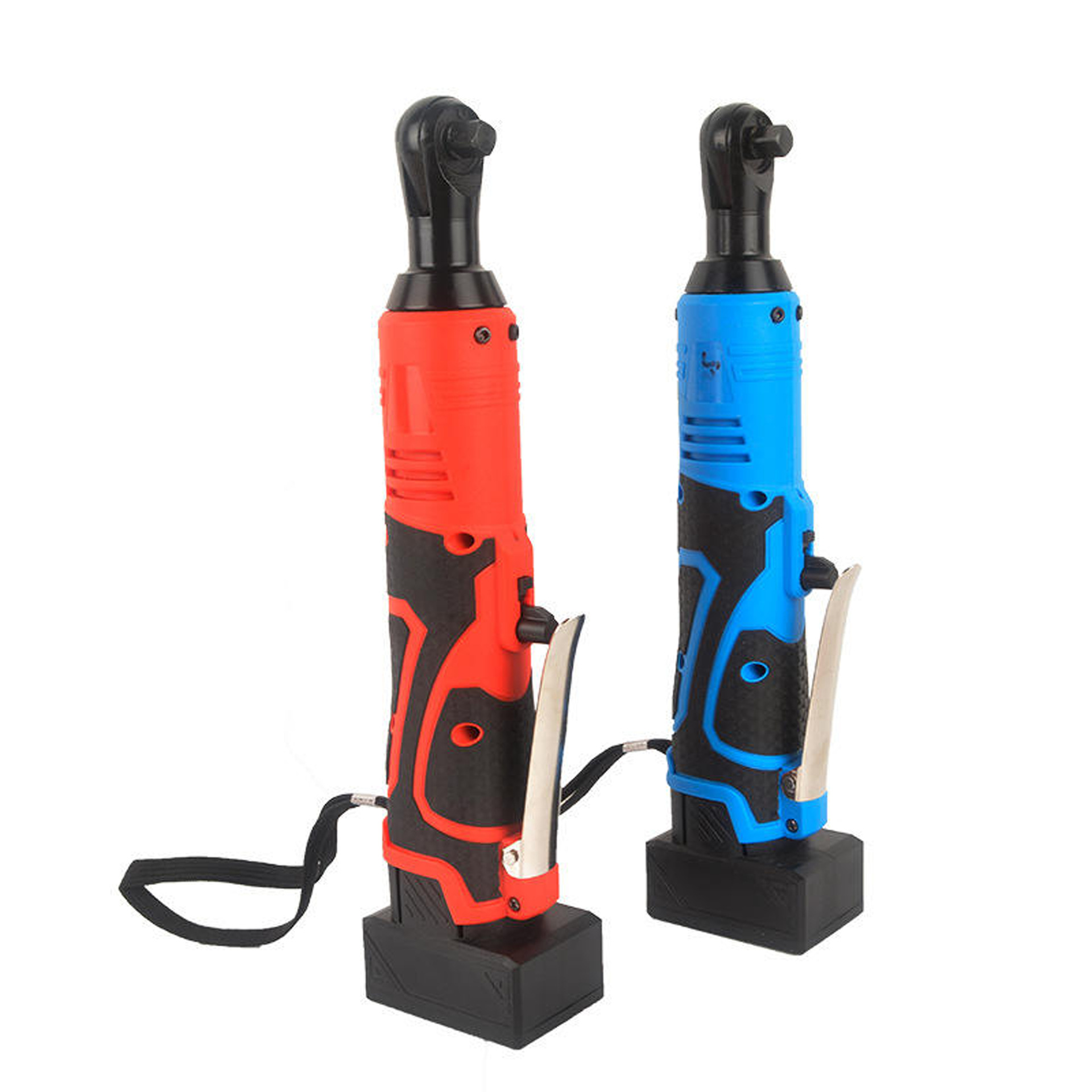 Venta al por mayor de gran torque 90 ° ángulo Llave de trinquete eléctrica 18V llave de carga batería de litio etapa Truss Especial