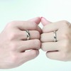 Couple Ring Korean Titanium Steel Ring Couples Couple Couple Ring Spot CR-001