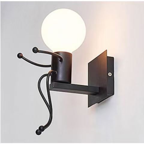 Suministro moderno simple creativo personalizado habitación infantil transfronteriza escalera escalada villano lámpara de pared transfronteriza Comercio exterior LED lámpara de pared