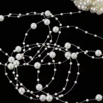 8+3 мм звезда свадебная цепочка бусины DIY аксессуары для волос кружево невесты держит цветы, букете нить