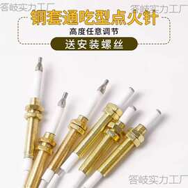 通用带线脉冲点火针燃气灶铜管点火针打火感应针嵌入式燃气灶具配