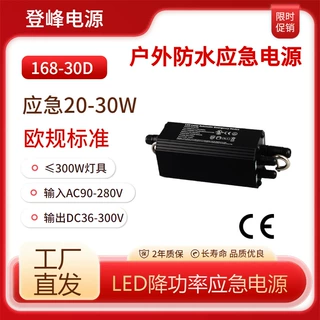 工矿灯UFO高棚灯应急电源DF168-30D降功率应急20-30W户外防水IP65