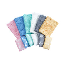 跨境货源新生儿摄影道具宝宝拍照镂空背景毯花朵蕾丝毯子造型道具